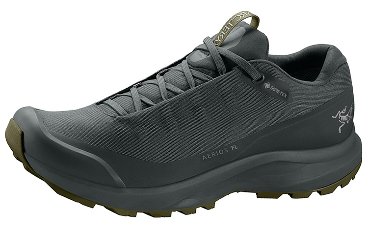 【代購】Arcteryx AERIOS FL GTX Cushioning Anti-Slip Wear-Resistant Breathability Low-Top Running Shoes Men's Gray
