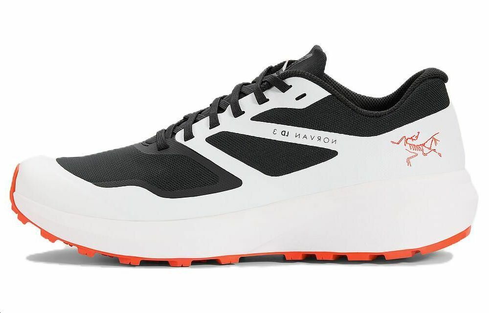 【代購】Arcteryx Norvan LD 3 Anti-Slip Wear-Resistant Low-Top Running Shoes Unisex White Black