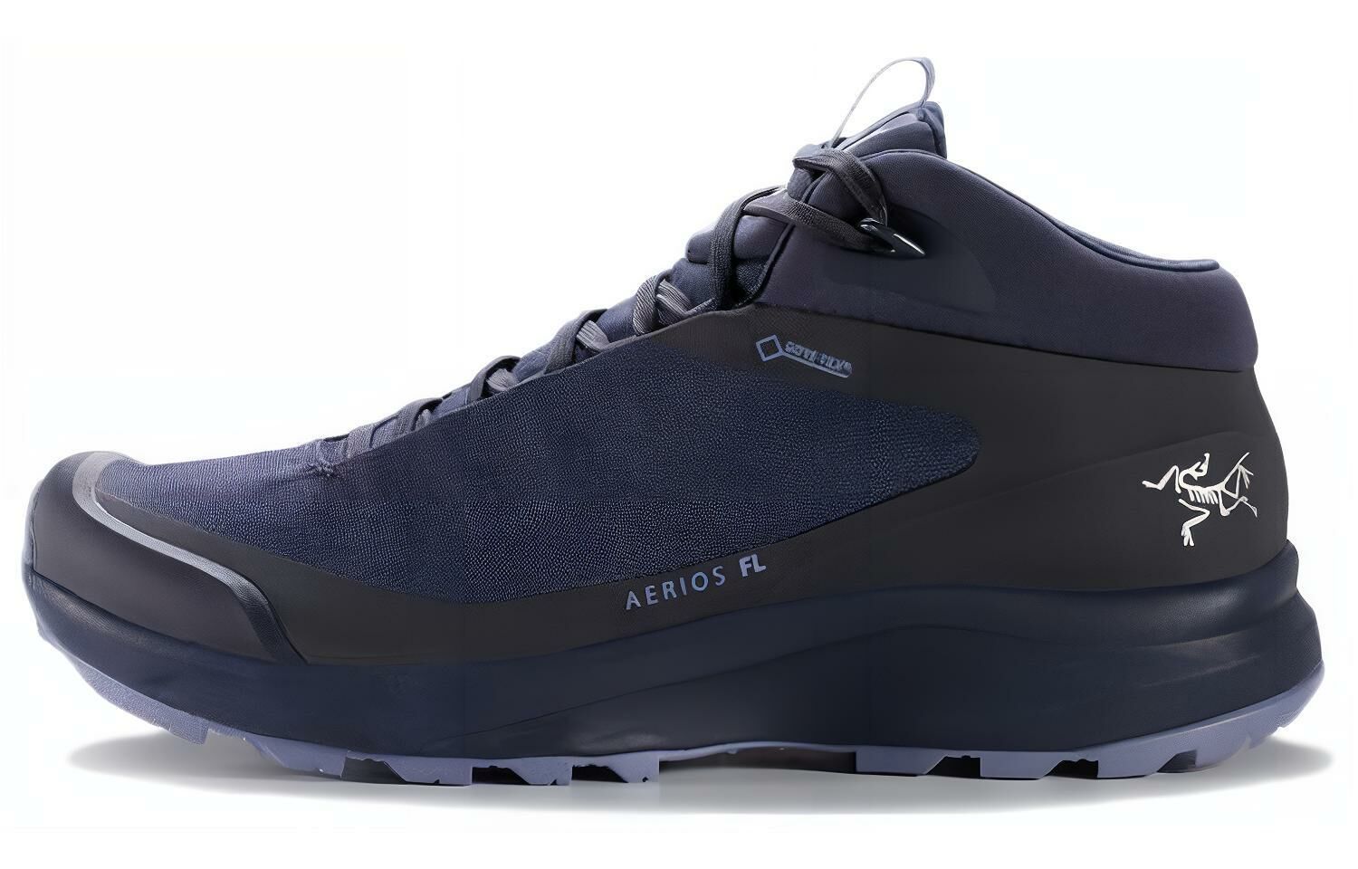 【代購】Arcteryx Aerios Fl Cushioning Anti-Slip And Wear-Resistant Mid-Top Hiking Trekking Shoes Women's Black Blue
