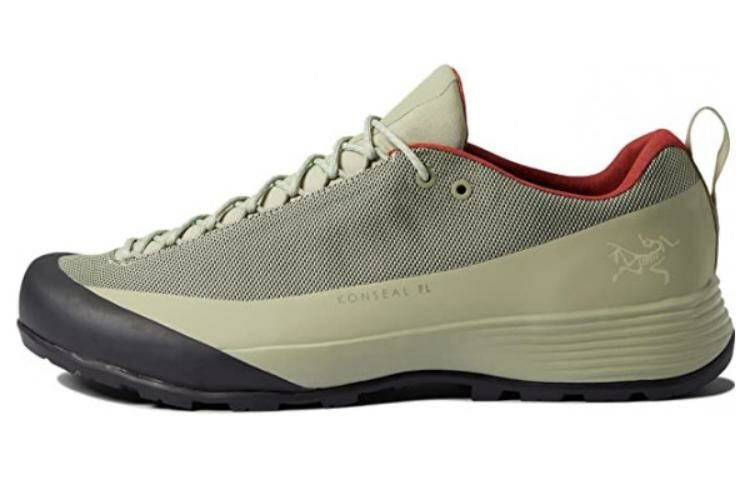 【代購】Arcteryx Konseal FL 2 GTX Cushioning Anti-Slip And Wear-Resistant Low-Top Outdoor Shoes Unisex Green Black Red
