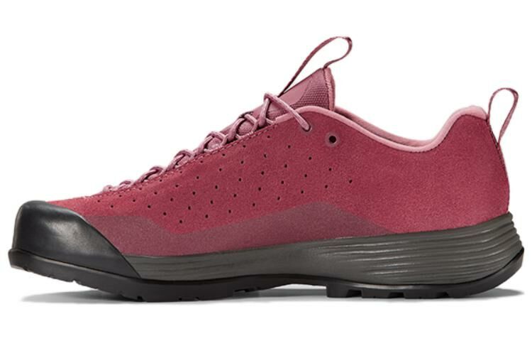 【代購】Arcteryx Konseal FL 2 Leather Cushioning Breathable Low-Top Outdoor Shoes Women's Pink