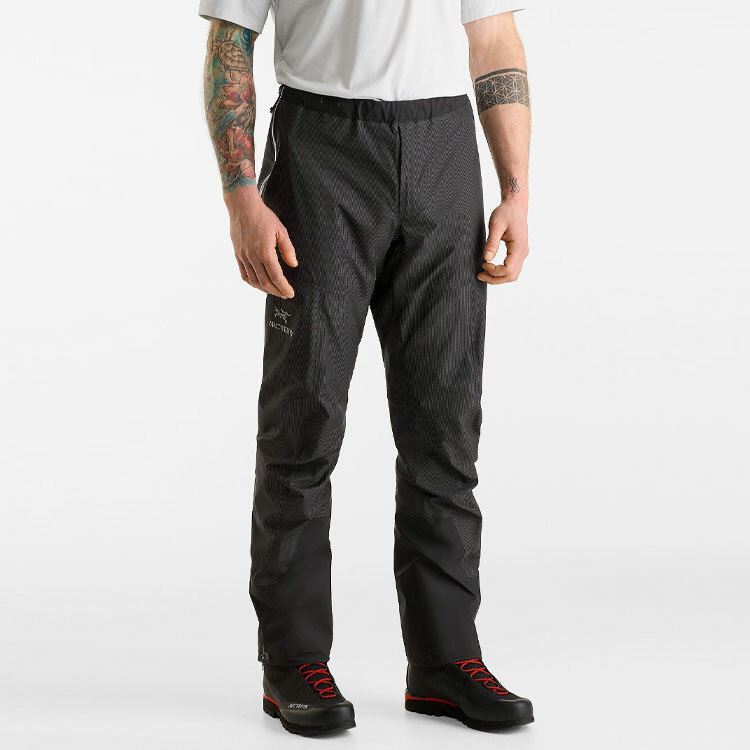 【代購】Arcteryx Alpha Windbreaker Pants Men Black