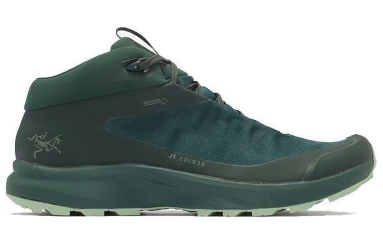 【代購】Arcteryx Aerios Fl Mid GTX Cushioned Slip-Resistant Mid-Top Outdoor Shoes Unisex Green