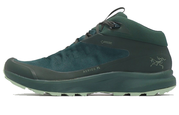 【代購】Arcteryx Aerios Fl Mid GTX Cushioned Slip-Resistant Mid-Top Outdoor Shoes Unisex Green