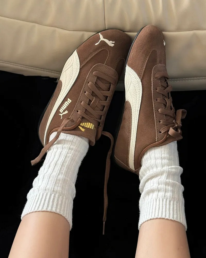 <快速出貨> PUMA SPEEDCAT OG 賽車鞋 燙金摩卡棕