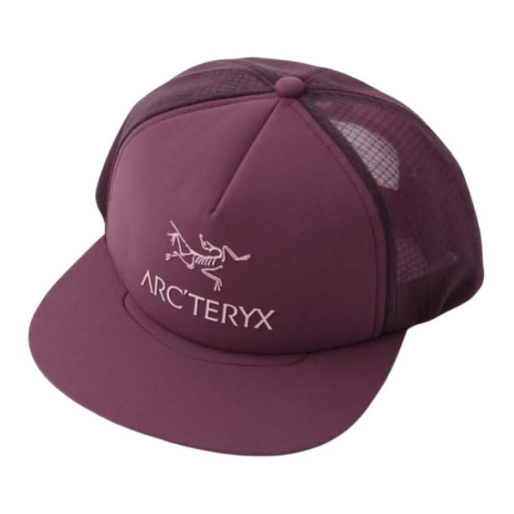 【代購】Arcteryx Logo Flat Brim Trucker Hat Purple