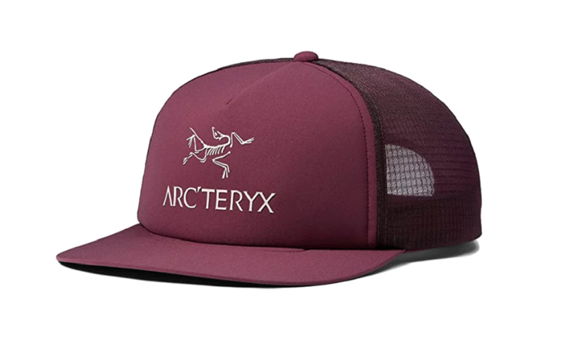【代購】Arcteryx Logo Flat Brim Trucker Hat Purple