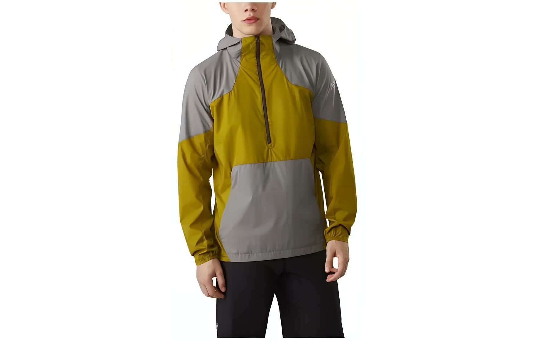 【代購】Arcteryx Stowe Windshell Men's Coat Unisex Gray Yellow