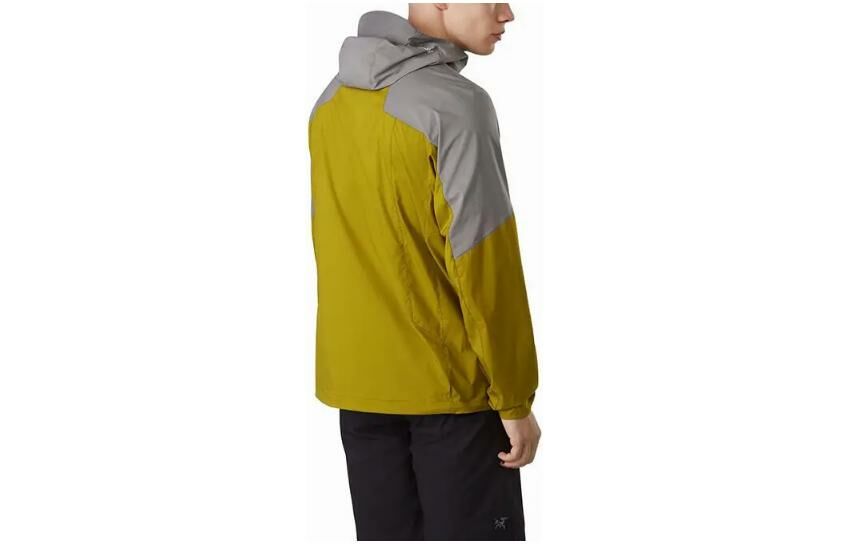 【代購】Arcteryx Stowe Windshell Men's Coat Unisex Gray Yellow