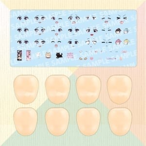 1/10 創彩少女庭園 自訂臉部＆DECAL SET Vol.7 RAGUHONOERIKA設計 結城圓用B