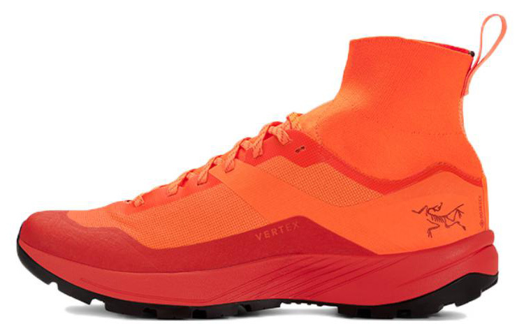 【代購】Arcteryx Verte Anti-Slip Wear-Resistant Breathable Lightweight High-Top Running Shoes Unisex Orange