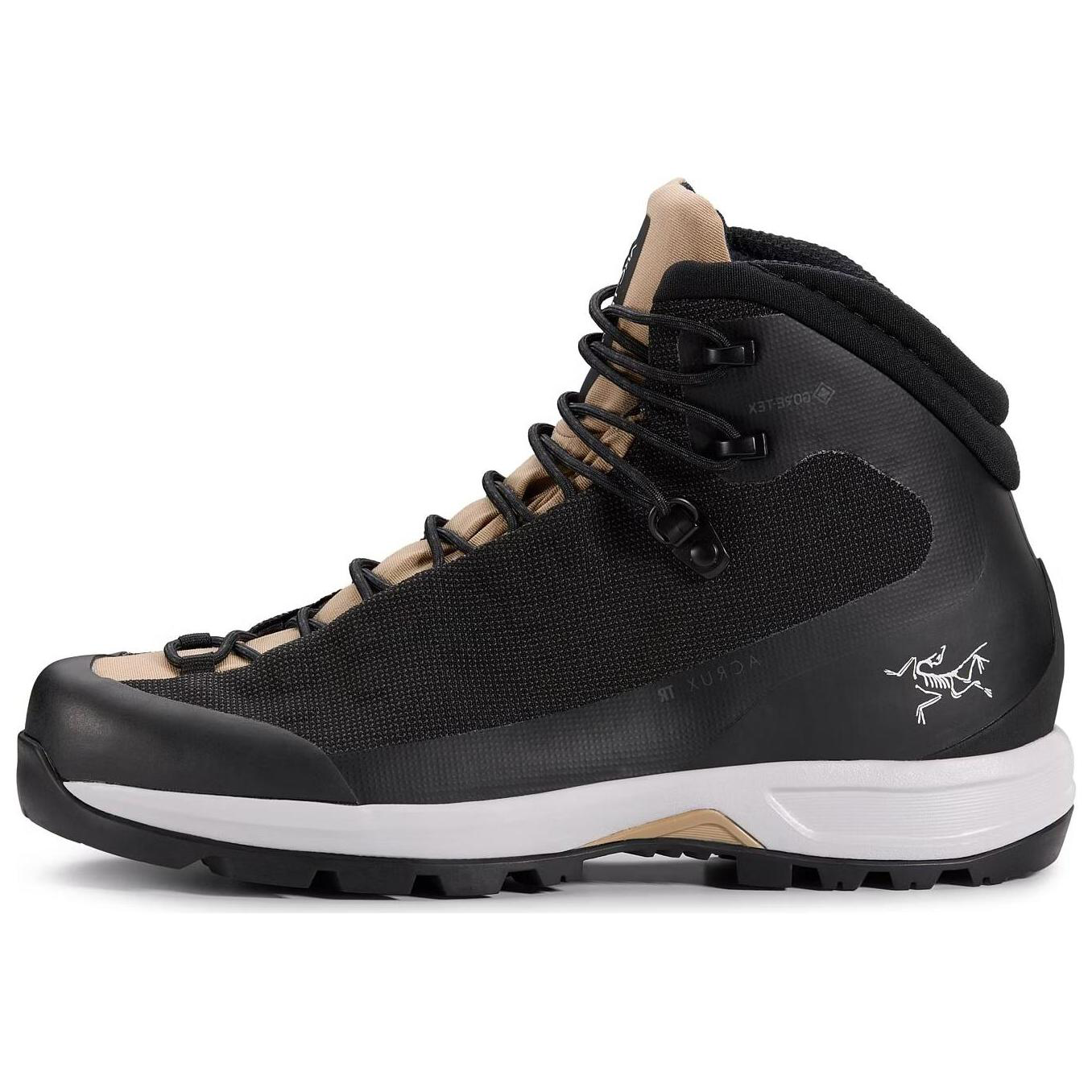 【代購】Arcteryx Acrux TR GTX Cushioning Wear-Resistant High-Top Trekking Shoes Unisex Black Khaki