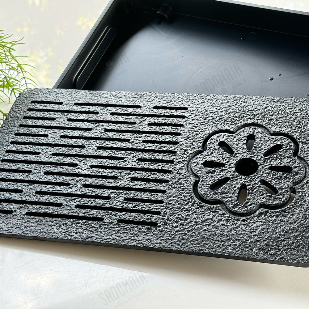 【仙德曼】粗陶方圓茶具旅行10件組