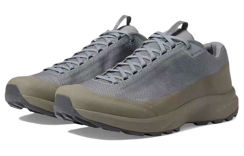 【代購】Arcteryx Aerios AURA Gore-Te Cushioned Slip-Resistant Mid-Top Outdoor Shoes Unisex Gray