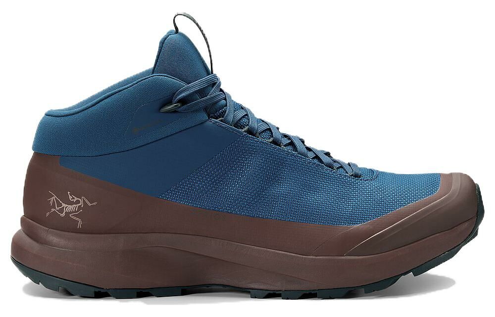 【代購】Arcteryx Aerios Fl 2 Cushioned Slip-Resistant Mid-Top Outdoor Shoes Unisex Blue Brown