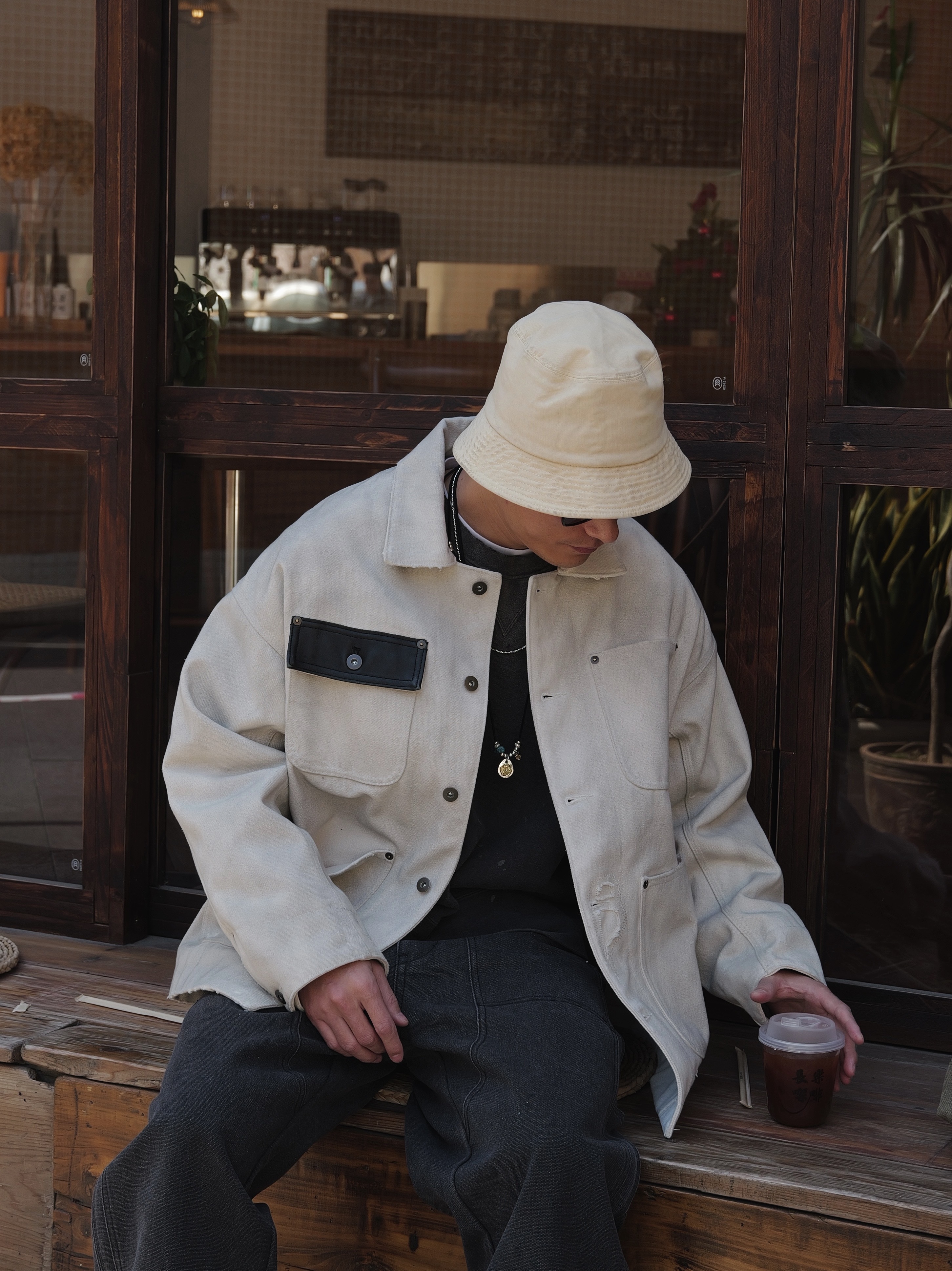 #預購 UNBENT 25SS 馬皮拼接 做舊破壞 夾克 三色