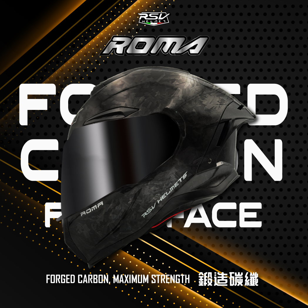 RSV｜ROMA 鍛造碳纖帽
