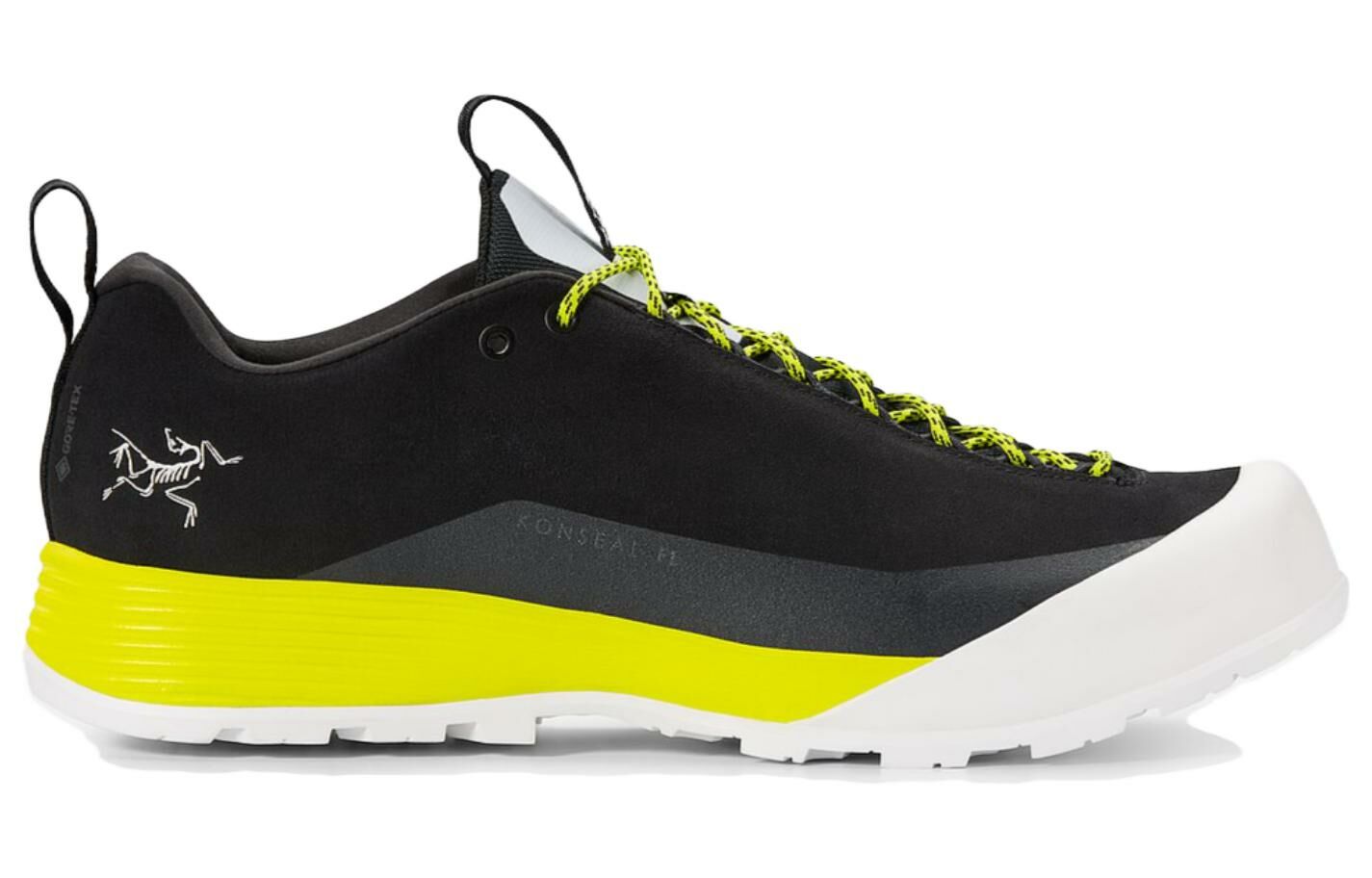 【代購】Arcteryx Konseal FL 2 Cushioned Slip-Resistant Lightweight Low-Top Outdoor Shoes Men's Black Yellow