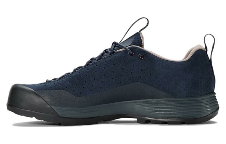【代購】Arcteryx Konseal FL 2 Leather Slip-Resistant Breathable Low-Top Outdoor Shoes Women's Dark Blue