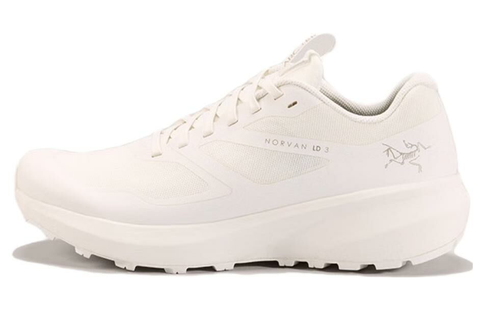 【代購】Arcteryx Norvan LD 3 Cushioning Wear-Resistant Low-Top Trail Running Running Shoes Unisex White Gray
