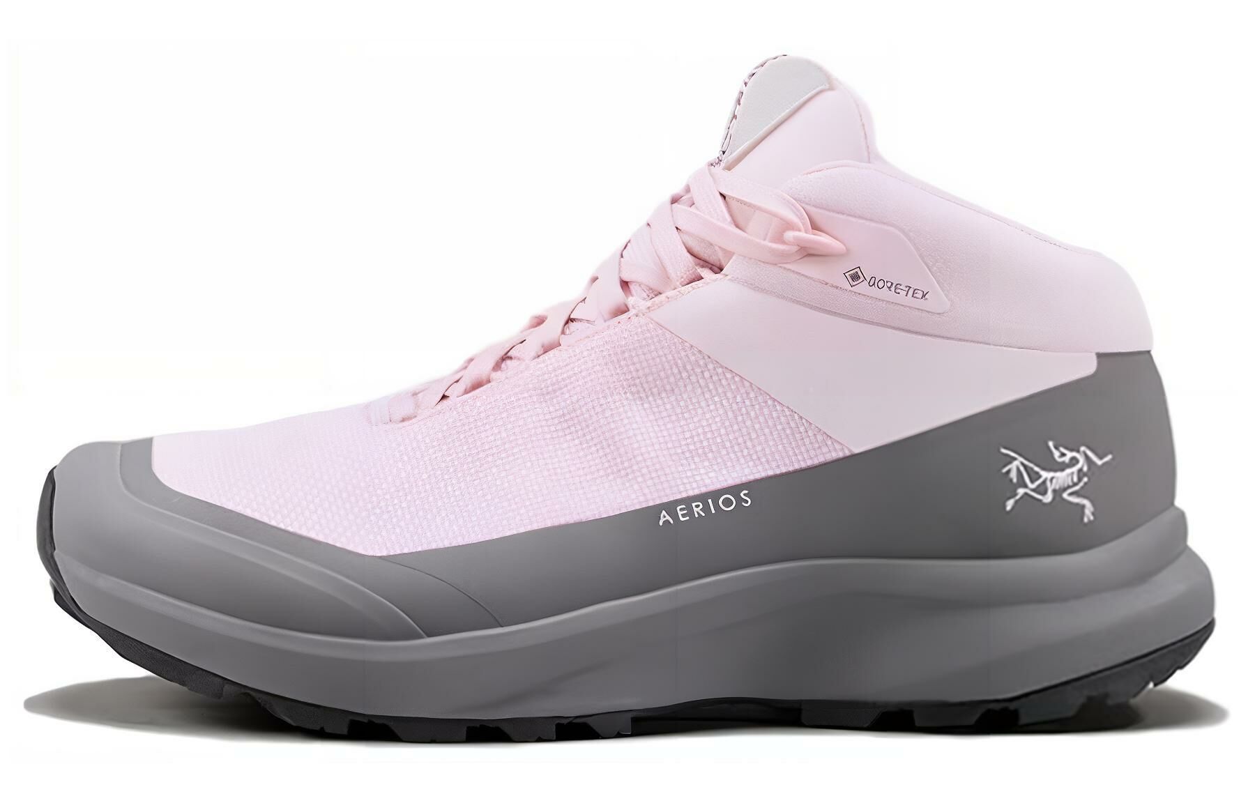 【代購】Arcteryx Aerios Fl 2 GTX Water-Resistant Mid-Top Trekking Shoes Women's Pink Gray