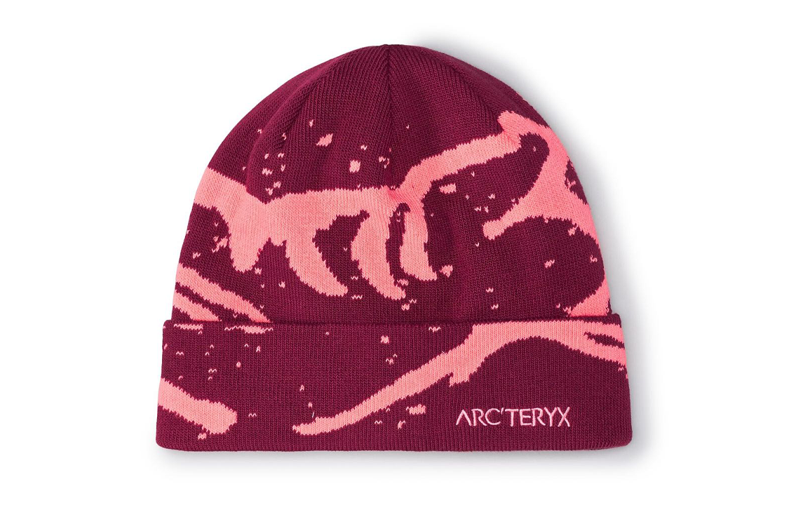 【代購】Arcteryx Recycled Polyester Beanies Unisex Burgundy Bordeau