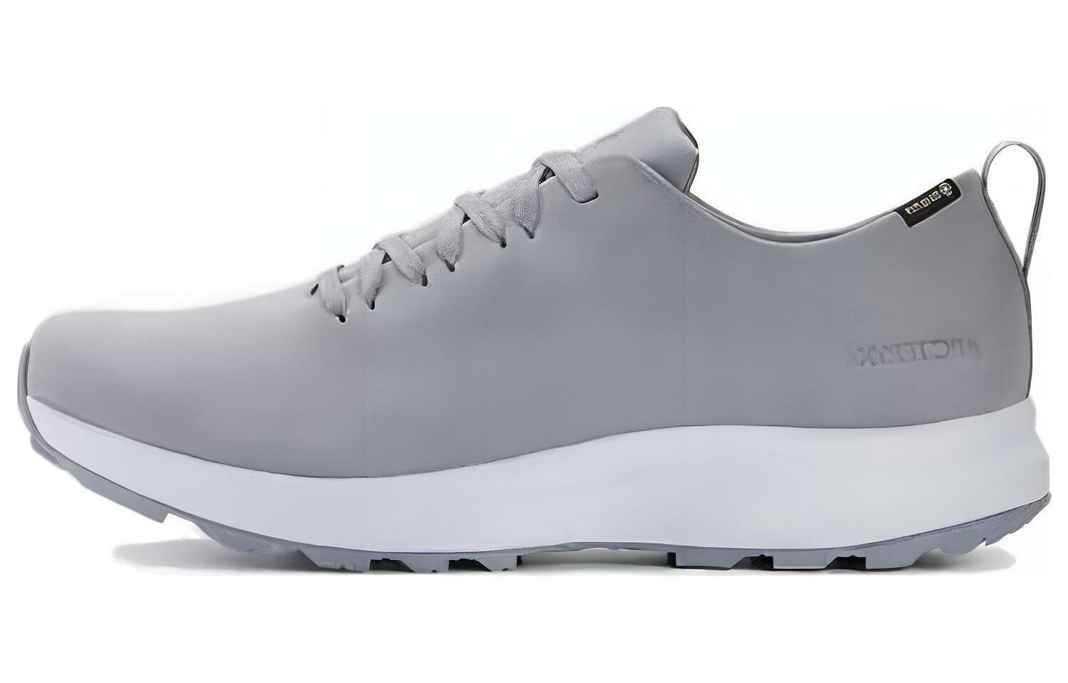 【代購】Arcteryx Solano Leather Gt Cushioning Wear-Resistant Low-Top Outdoor Shoes Unisex Gray Blue
