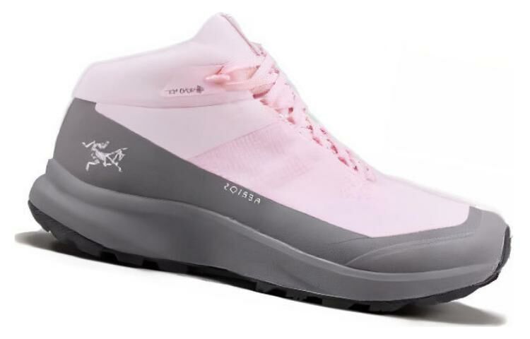 【代購】Arcteryx Aerios MID GTX Cushioning Mid-Top Hiking/Trekking Shoes Women's Gray Pink
