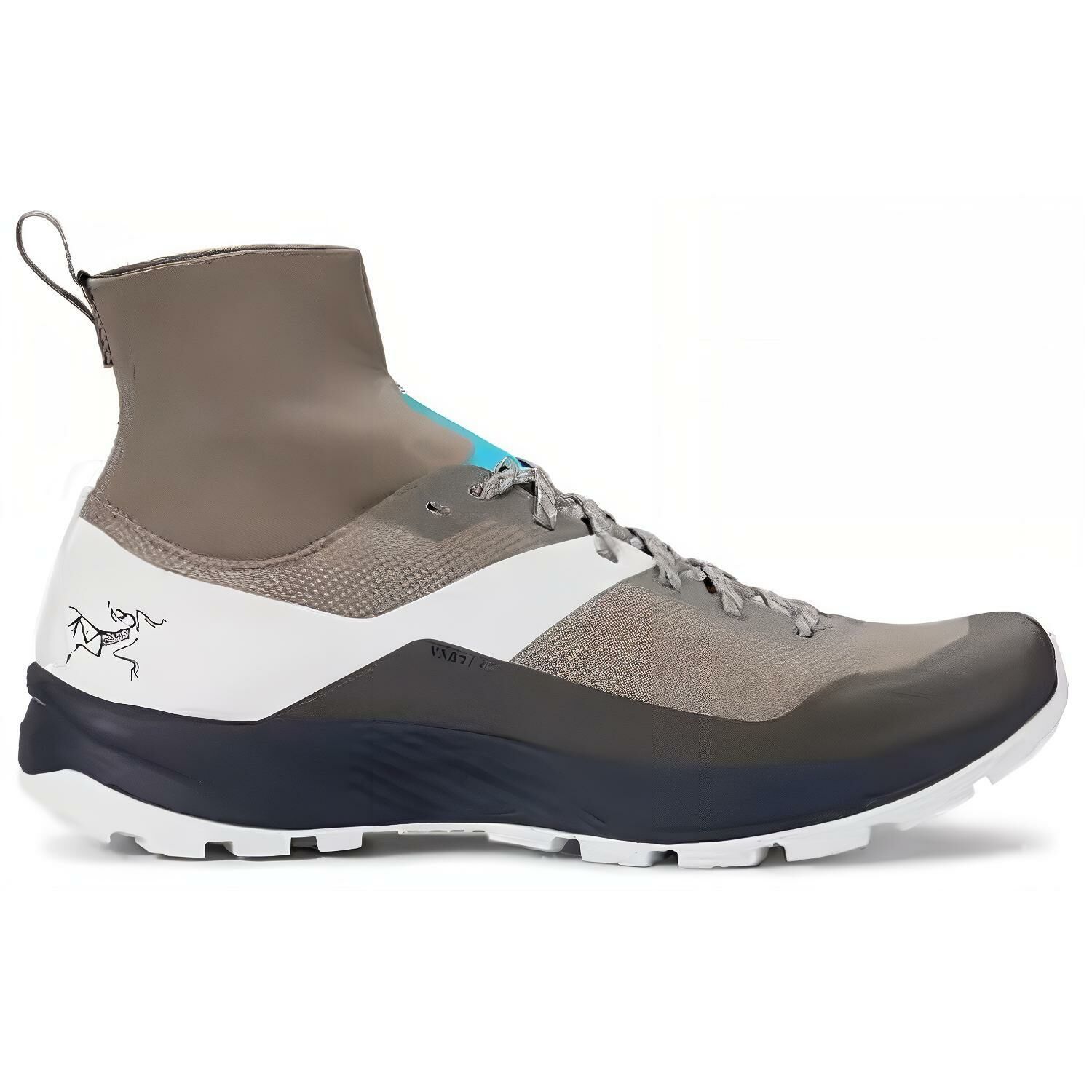 【代購】Arcteryx Verte Cushioning Wear-Resistant High-Top Outdoor Shoes Unisex Gray White