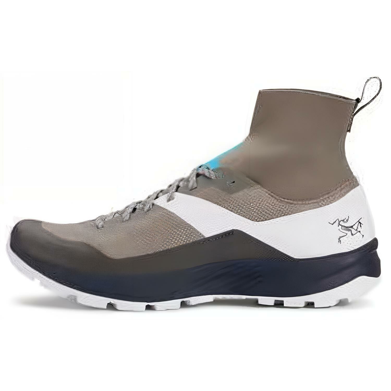 【代購】Arcteryx Verte Cushioning Wear-Resistant High-Top Outdoor Shoes Unisex Gray White