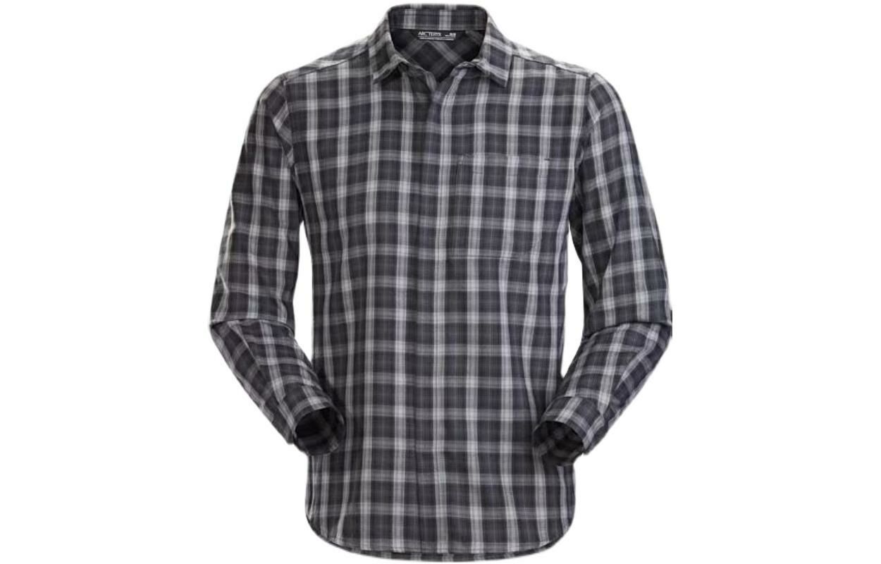 【代購】Arcteryx COVERT LT Shirt Men's Gray Plaid