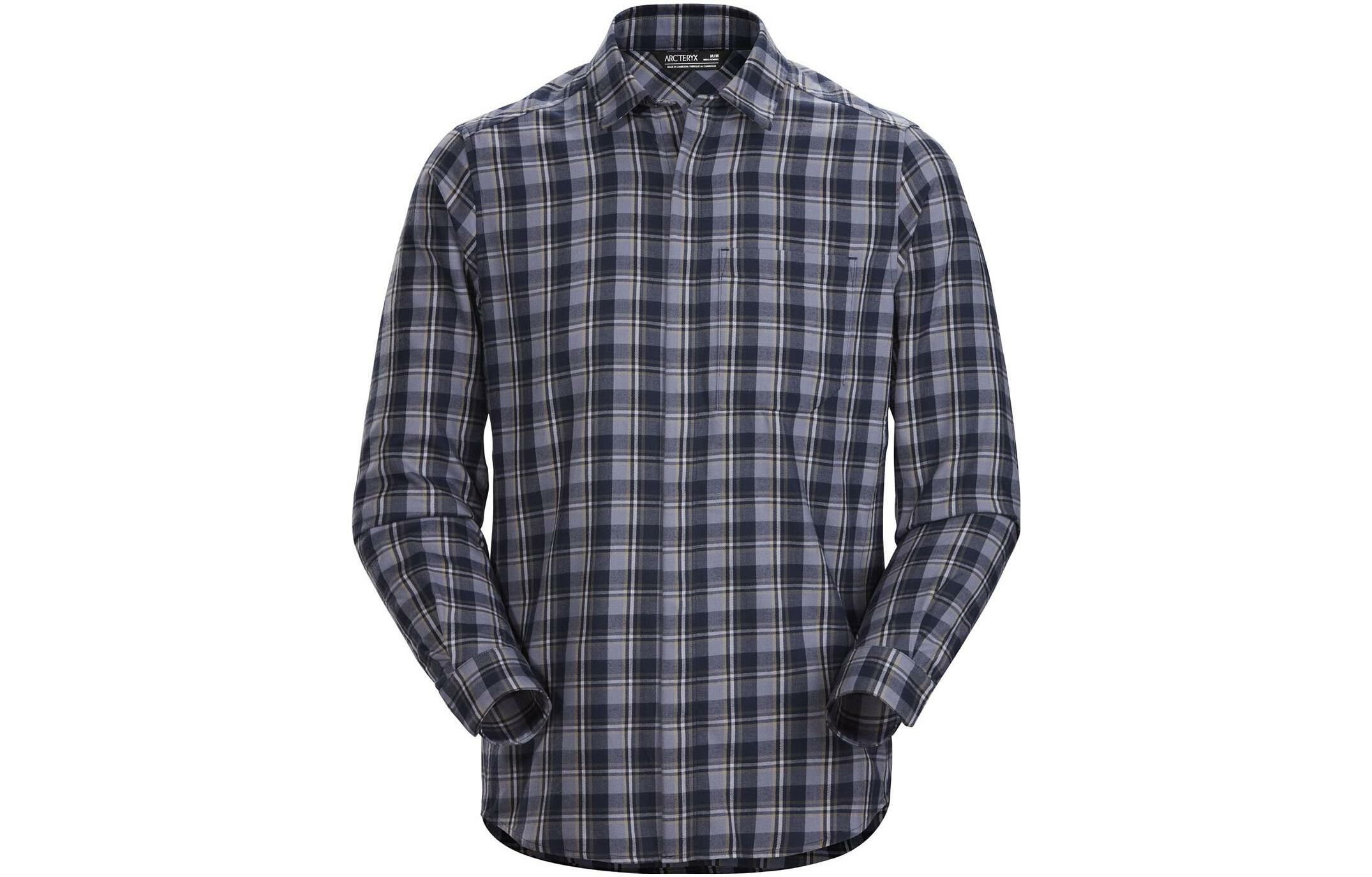 【代購】Arcteryx COVERT LT Shirt Men's Gray Plaid