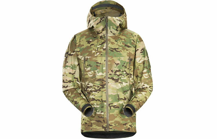 【代購】Arcteryx Outdoor Hiking Water-Resistant Windproof Breathable Windbreaker Jacket Men's Camouflage
