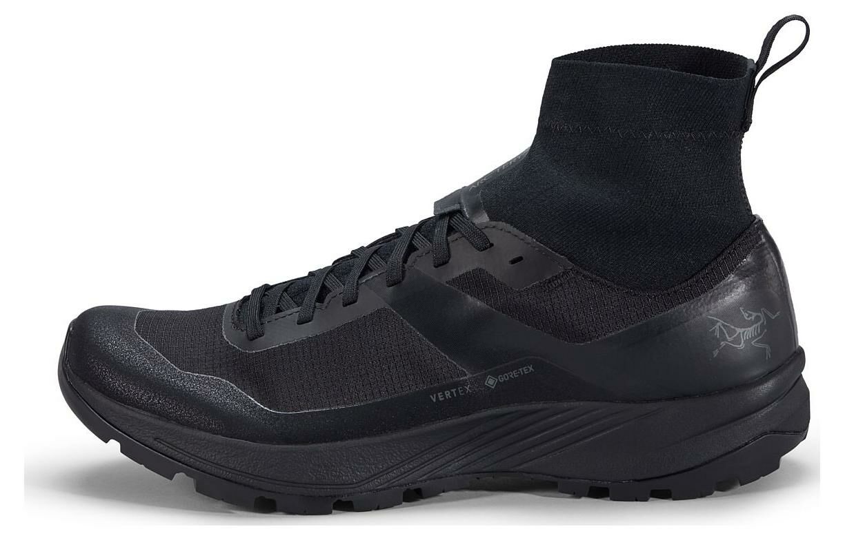 【代購】Arcteryx Verte Wear-Resistant Coverage High-Top Running Shoes Unisex Black