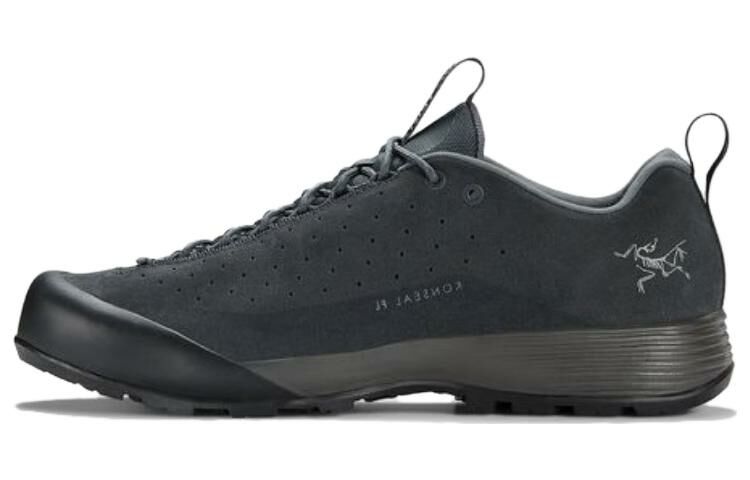 【代購】Arcteryx Konseal FL 2 LEATHER Cushioning Wear-Resistant Low-Top Outdoor Shoes Men's Black