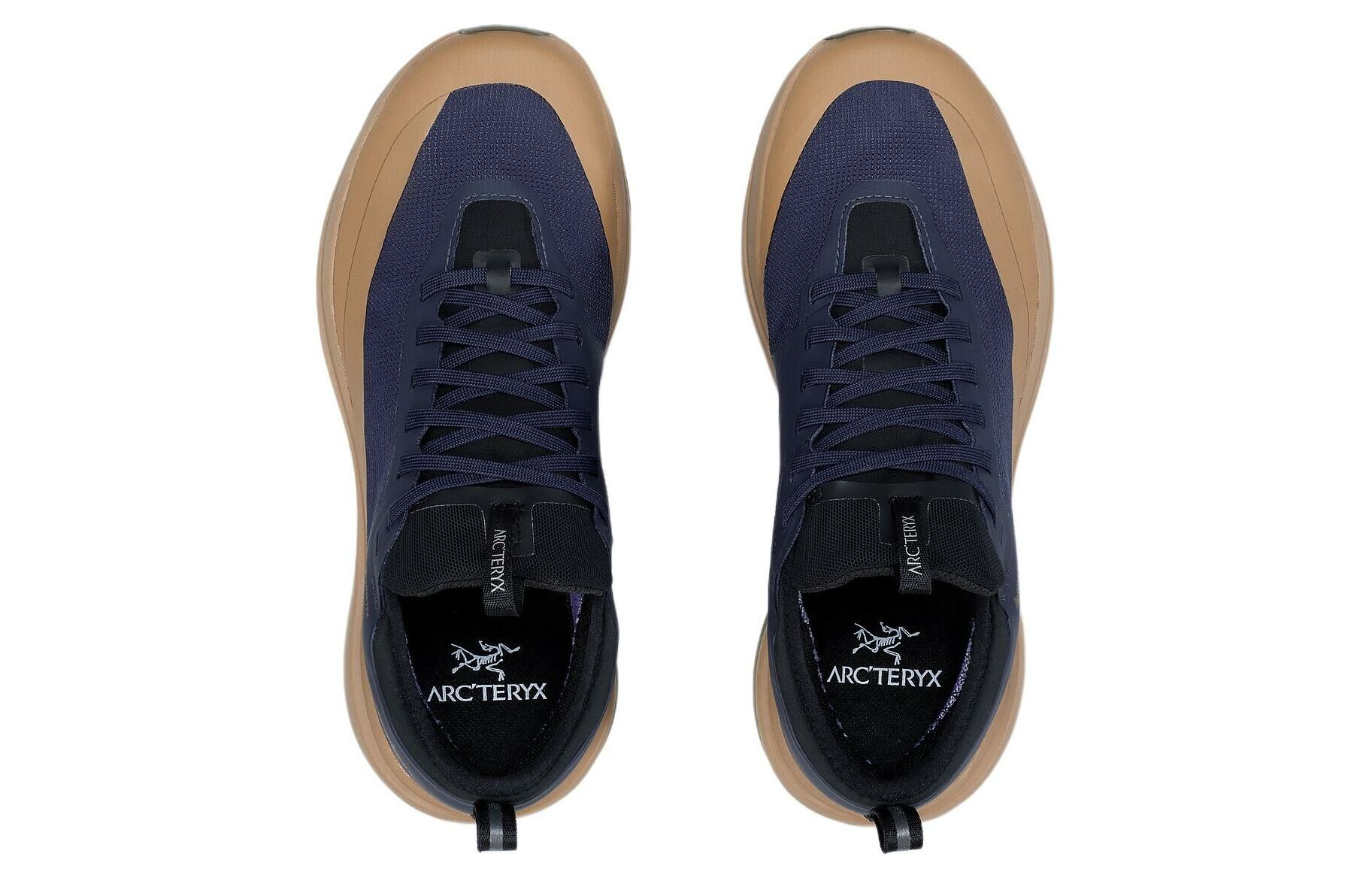 【代購】Arcteryx SYLAN GTX Anti-Slip Wear-Resistant Low-Top Running Shoes Women's Blue Brown