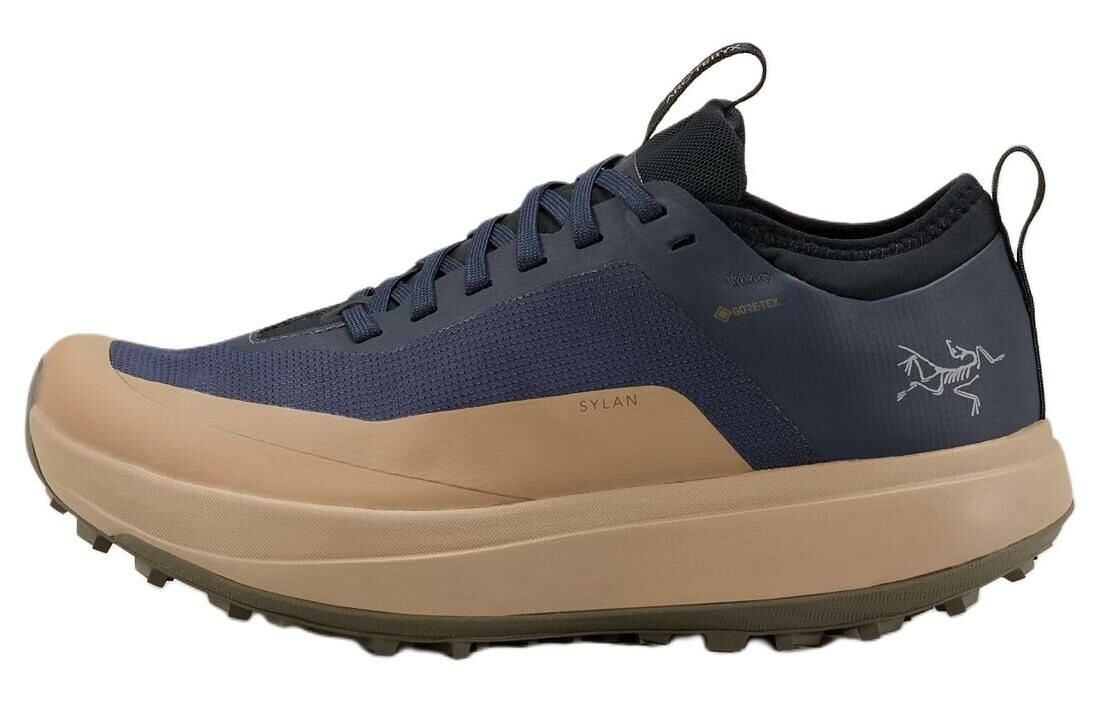 【代購】Arcteryx SYLAN GTX Anti-Slip Wear-Resistant Low-Top Running Shoes Women's Blue Brown