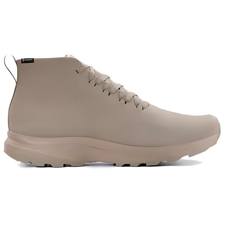 【代購】Arcteryx Solano Cushioned Slip-Resistant Water-Resistant Mid-Top Running Shoes Men's Light Tea Brown
