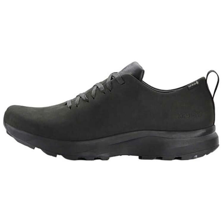 【代購】Arcteryx Solano LEATHER GORE-TEX Waterproof And Breathable Support Warmth Low-Top Casual Shoes Unisex Black