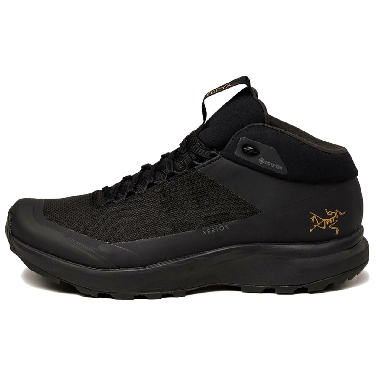 【代購】Arcteryx Aerios Fl 2 Cushioning Anti-Slip And Wear-Resistant Mid-Top Trekking Shoes Unisex Black