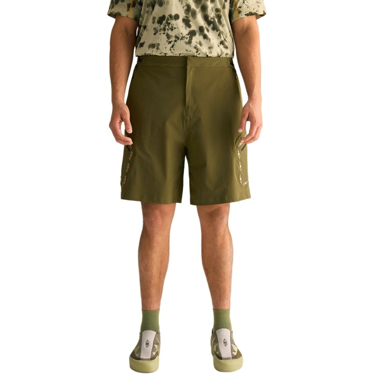 【代購】Arcteryx Walk Gently Series SS24 Eislen Casual Shorts Unisex Vintage Green Gray/Tatsu