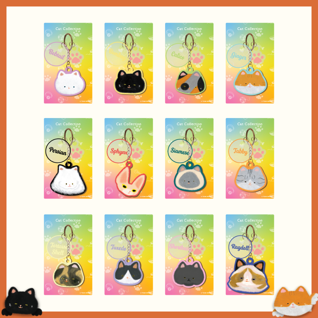 Pet Series -  Cat Keychain