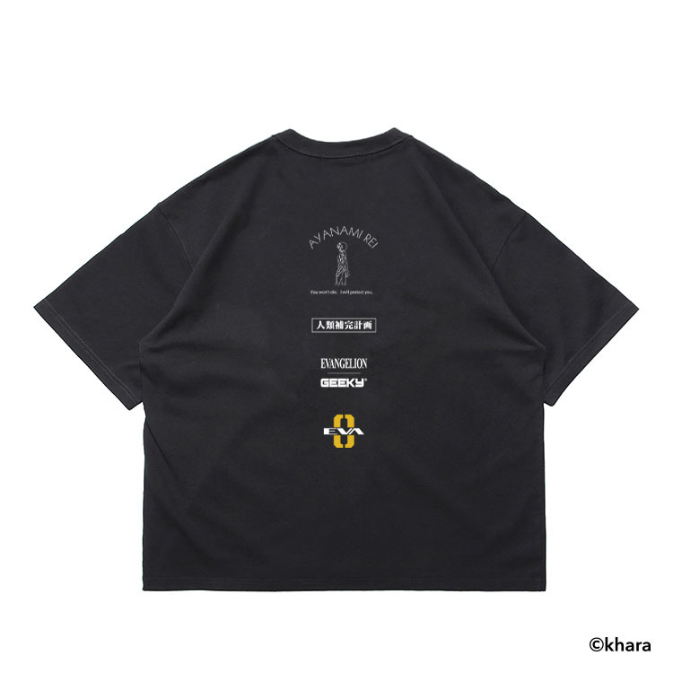 GEEKY x EVA綾波零短T-黑