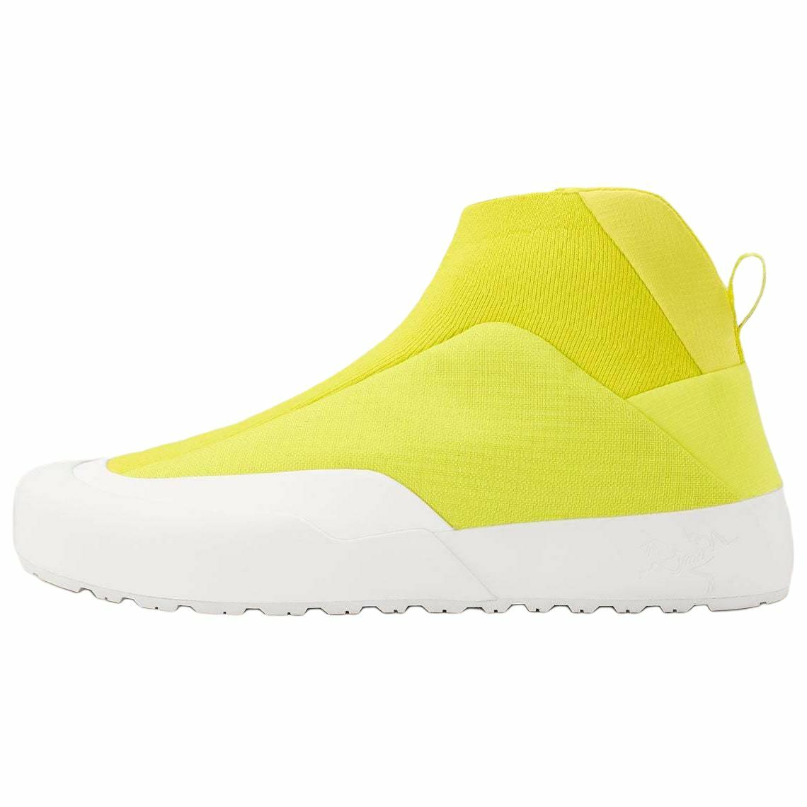 【代購】Arcteryx Kragg Slip-Resistant Warm High-Top Outdoor Shoes Women's Yellow White