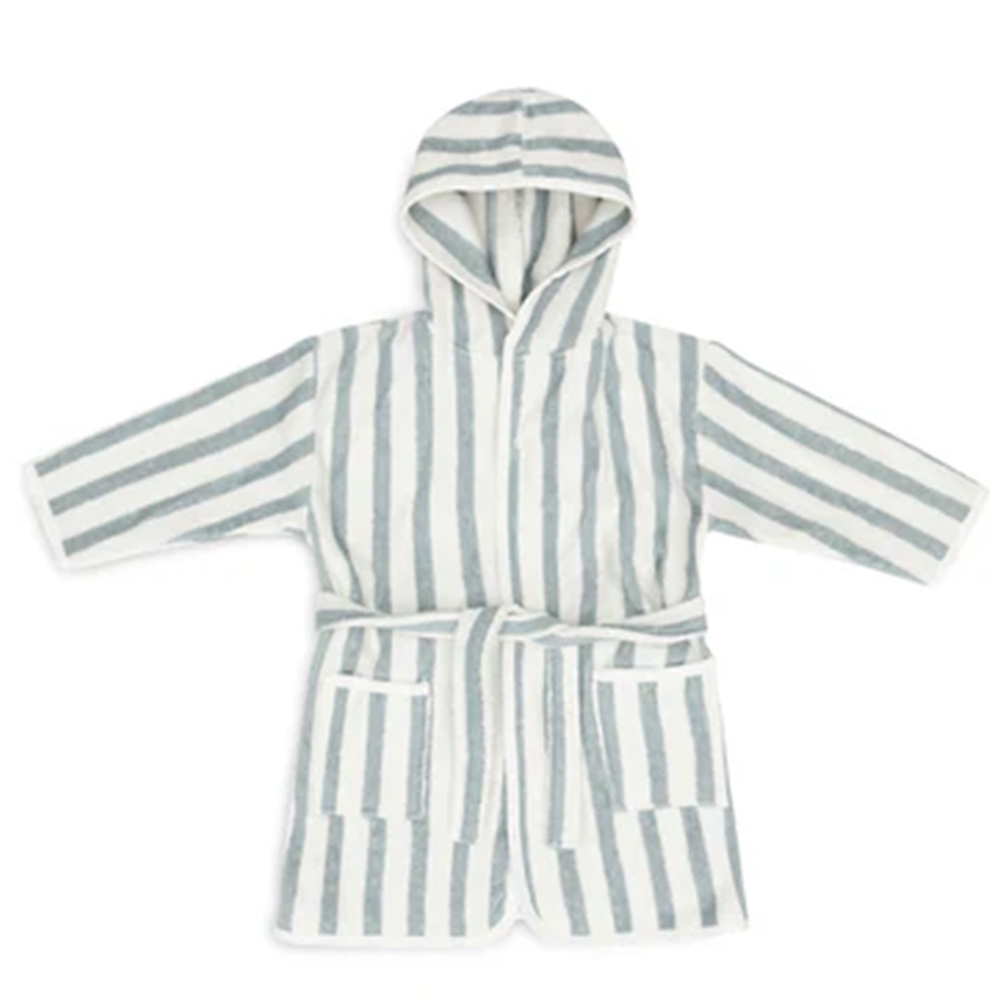 荷蘭Jollein 連帽浴袍-Sea Green(1-2Y)