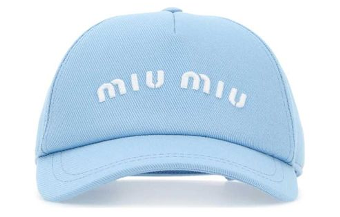 【代購】MIU MIU Cotton Baseball Caps Women's Blue