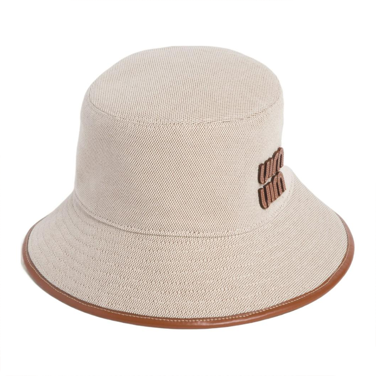 【代購】MIU MIU Fabric Bucket Hats Women's Beige