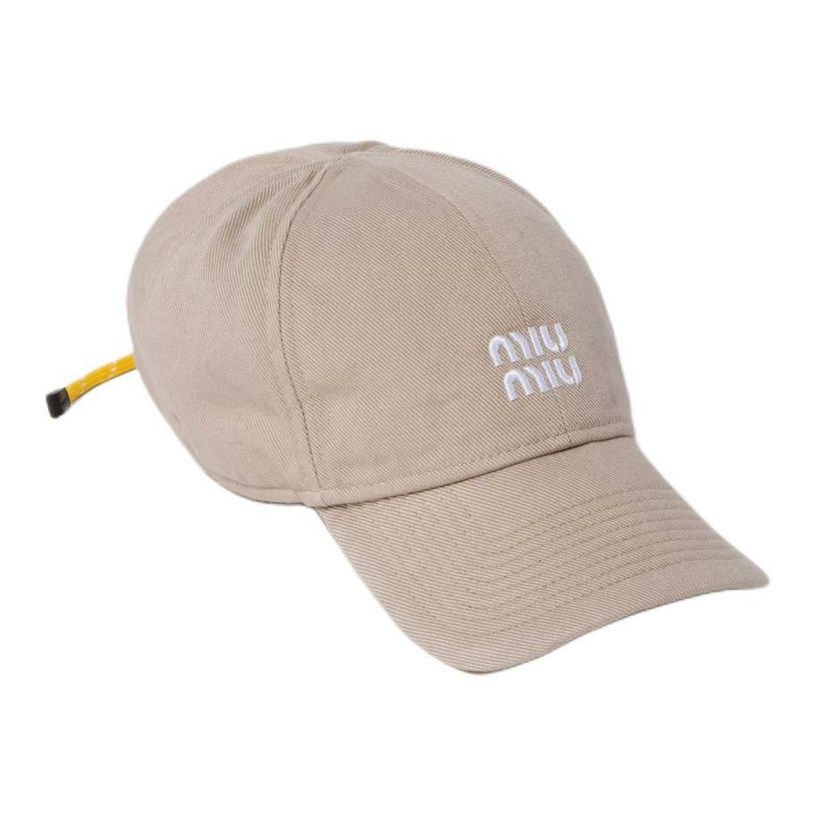 【代購】MIU MIU - Baseball Caps Unisex Beige