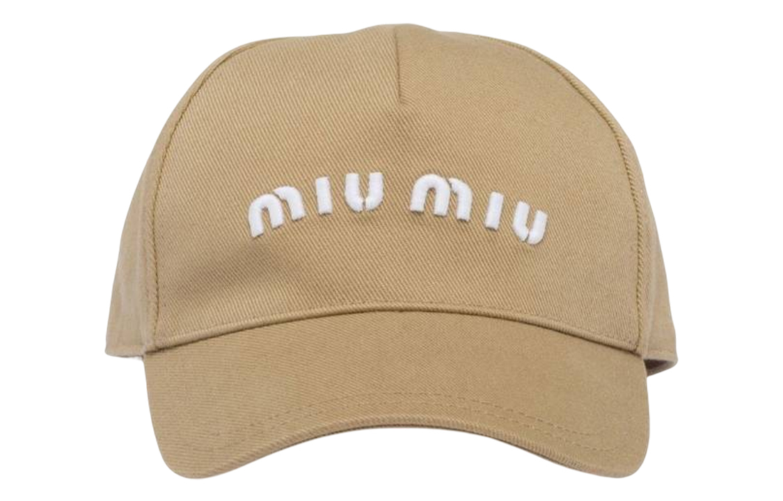 【代購】MIU MIU Drill Embroidered-logo Baseball Cap