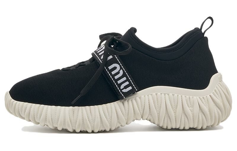 【代購】MIU MIU Low-Top Casual Shoes Women's Black